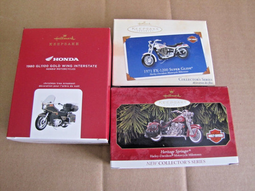 Hallmark ornaments 1980 - hallmark, honda