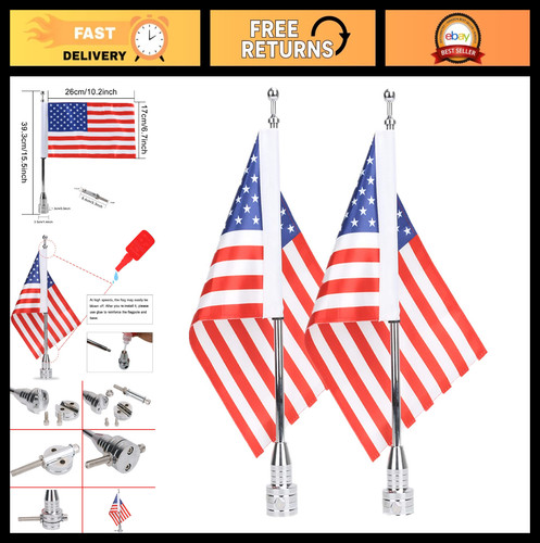 American flag motorcycle - flag,