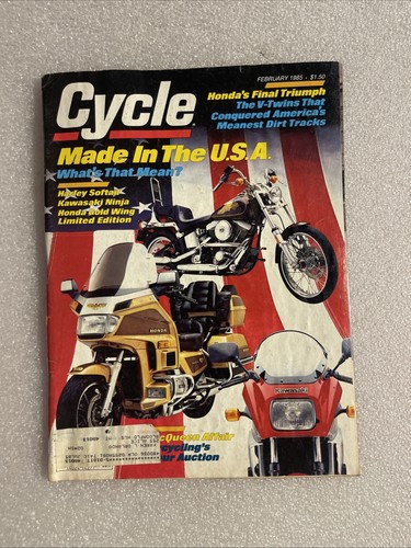 Cycle magazine february 1985 - magazine,